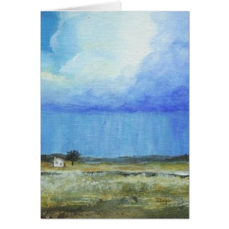 A Perfect Storm Original Painting Greeting Note card