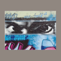 a piece of Berlin Wall postcards