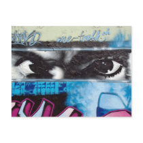 a piece of Berlin Wall Post Card