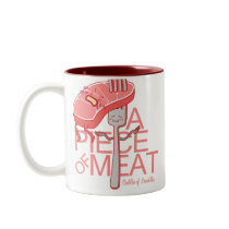 A Piece of Meat Doodle Art Mug