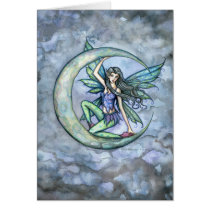 A Piece of Moon Fairy Fantasy Art Card cards