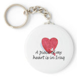 A Piece Of My Heart Is In Iraq Key Chain