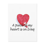 A Piece Of My Heart Is In Iraq Post Cards