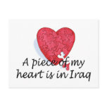 A Piece Of My Heart Is In Iraq Post Cards