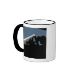 A pilot prepares for take-off coffee mug