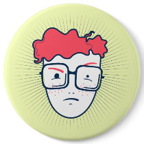 A+ Pins - Yellowy buttons by inkcore A+ Pins - Yellowy buttons