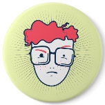 A+ Pins - Yellowy buttons