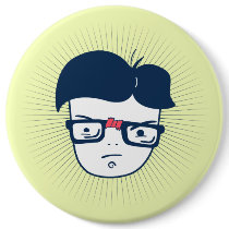 A+ Pins - Yellowy buttons by inkcore A+ Pins - Yellowy buttons