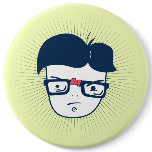 A+ Pins - Yellowy buttons