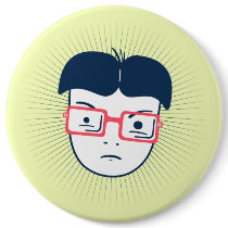 A+ Pins - Yellowy buttons by inkcore A+ Pins - Yellowy buttons
