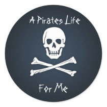 A Pirates Life for Me Stickers