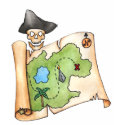 A Pirates Life For Me Treasure Map T-shirt