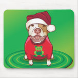 A Pit Bull in a Bear Tee Mouse Pad