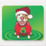A Pit Bull in a Bear Tee Mouse Pad