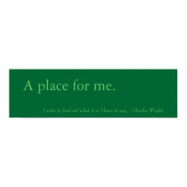A place for me. posters