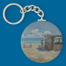 A Place I'd Rather Be keychains