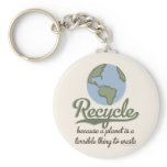 A Planet Is A Terrible Thing To Waste Key Chain
