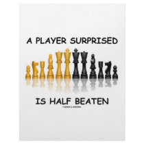 A Player Surprised Is Half Beaten (Chess Attitude) letterhead by wordsunwords A Player Surprised Is Half Beaten (Chess Attitude) letterhead