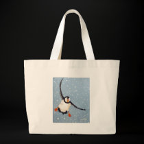 "A Playful Puffin" Tote Bag