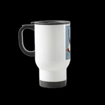 "A Playful Puffin" Travel Mug mugs