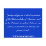 A pledge of Allegiance POST CARD postcards