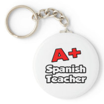 A Plus Spanish Teacher keychains