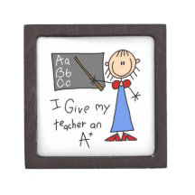 A Plus Teacher Premium Jewelry Box