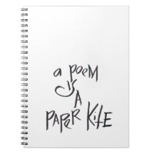 A Poem Is A Paper Kite Spiral Note Books