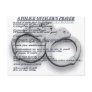 A POLICE OFFICER'S PRAYER POST CARDS