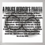 A POLICE OFFICER'S PRAYER posters
