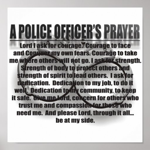 a-police-officer-s-prayer-poster-zazzle