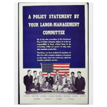 A Police Statement By Your Labor-Management Commit flyers by ww2posters A Police Statement By Your Labor-Management Commit flyers