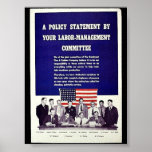 A Police Statement By Your Labor-Management Commit posters