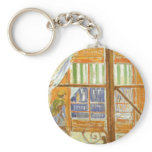 A Pork Butcher's Shop Window by Vincent van Gogh Keychains