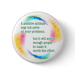 a positive attitude buttons