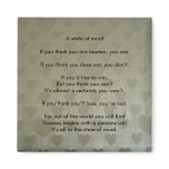 A Positive State of Mind Refrigerator Magnet