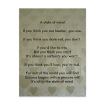 A Positive State of Mind Postcard