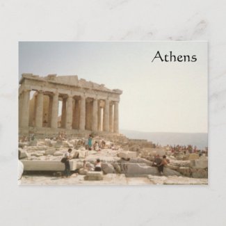 A Postcard of Athens Greece postcard