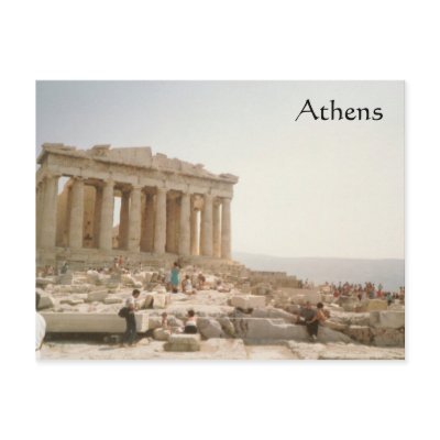A Postcard of Athens Greece by biglnet