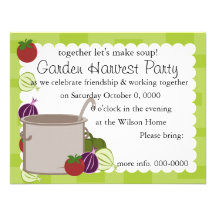 A Pot Of Soup Personalized Announcements