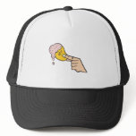 a potato chip with dip hats