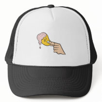 a potato chip with dip hats