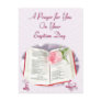 A prayer for a Baptism Post Card