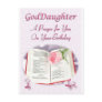 A prayer for a Goddaughter on her Birthday Post Cards
