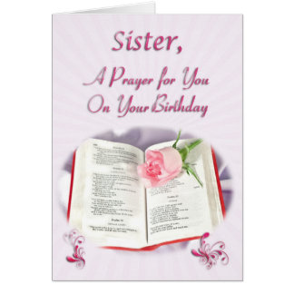 prayer birthday sister card her ordination cards daughter greeting bible grandma christian neighbor friend rose wedding mother zazzle mothers postcard
