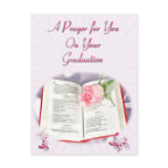 A prayer for Graduation Post Card