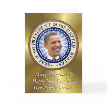 A President Obama Christmas Card