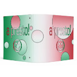 A Presto! Italy Flag Colors Pop Art Binder