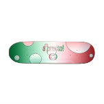 A Presto! Italy Flag Colors Pop Art Custom Skate Board