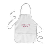 A PRICE ABOVE RUBIES! APRON FOR JEWISH WOMAN